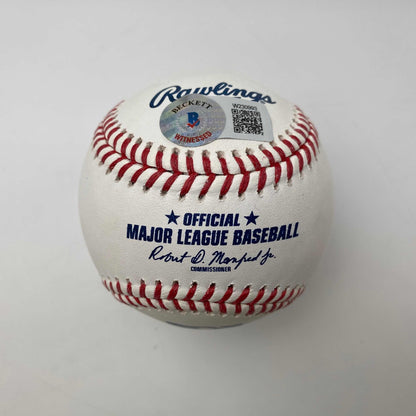 Autographed/Signed Rob Thomson Philly Rawlings Official Major League Baseball ROML Beckett BAS COA