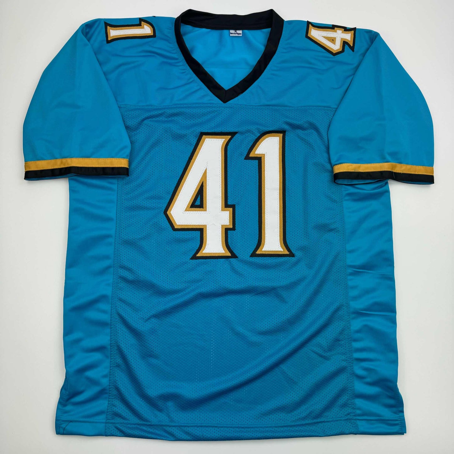 Autographed/Signed Josh Hines-Allen Jacksonville Teal Football Jersey JSA COA