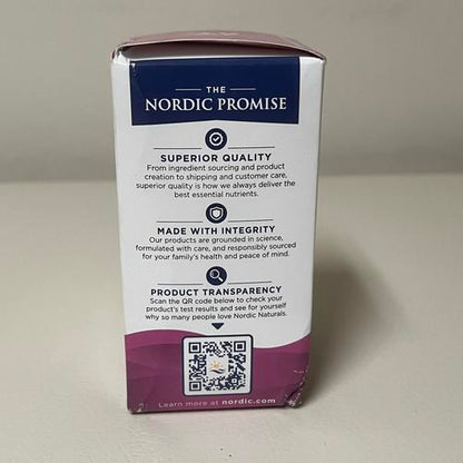 Nordic Naturals Prenatal Multivitamin 60 Tablets, Brand New In Box Exp 01/25