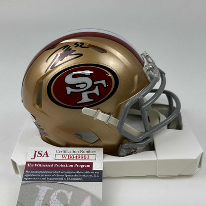 Autographed/Signed Patrick Willis San Francisco 49ers Football Mini Helmet JSA COA