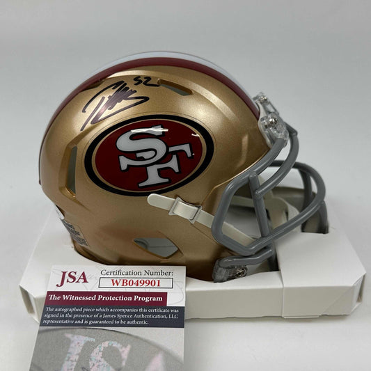 Autographed/Signed Patrick Willis San Francisco 49ers Football Mini Helmet JSA COA