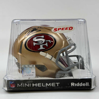 Autographed/Signed Patrick Willis San Francisco 49ers Football Mini Helmet JSA COA
