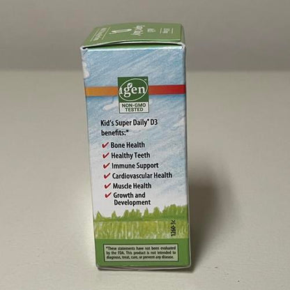 Kids Super Daily D3, 10 mcg (400 IU), 0.35 fl oz (10.3 ml) EXP 1/2027
