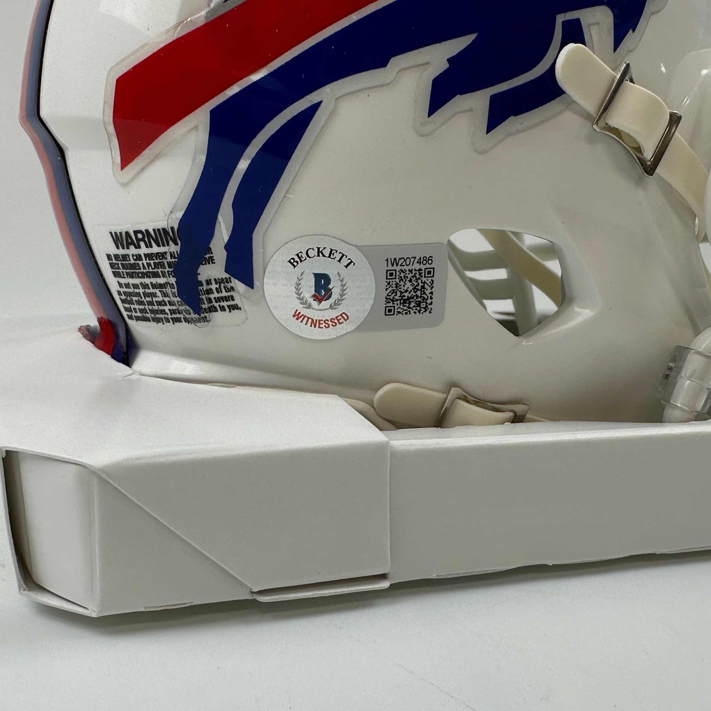 Autographed/Signed Thurman Thomas Buffalo Bills Mini Football Helmet Beckett BAS COA