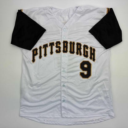 Autographed/Signed Bill Mazeroski Pittsburgh White Baseball Jersey JSA COA