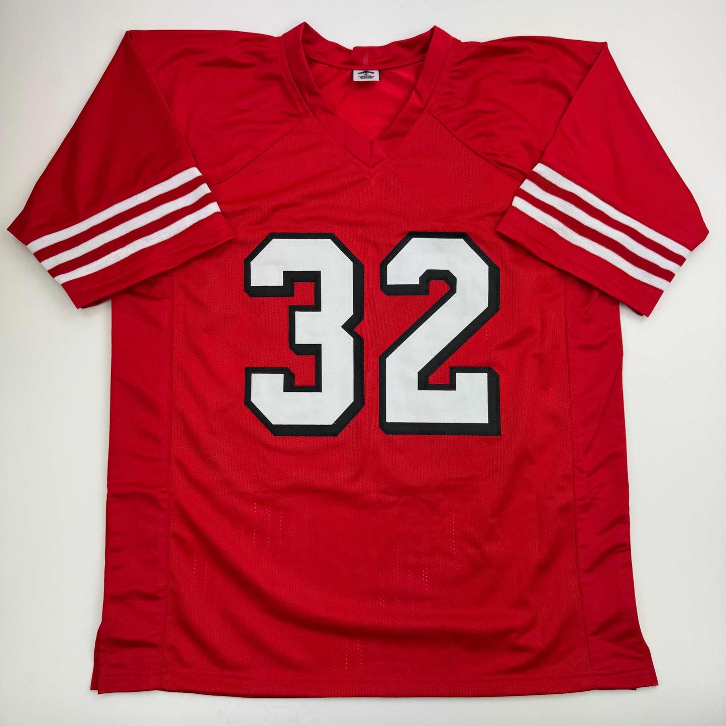 Autographed/Signed Ricky Watters San Francisco Alternate Red Football Jersey Beckett BAS COA