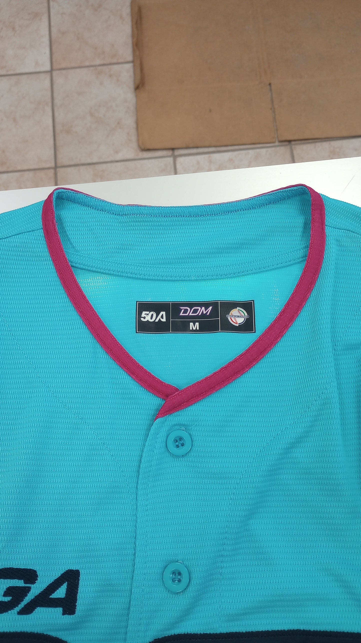 Men's Serie del Caribe 2024 OFFICIAL Dominicana Jersey - Teal