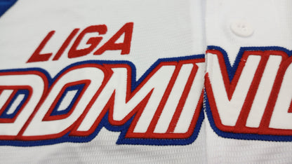 Men's Serie del Caribe 2024 OFFICIAL Dominicana Jersey - White/Royal