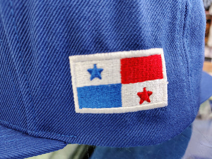 SnapBack Panama Hats with Embroidered Panama Shield and Flag