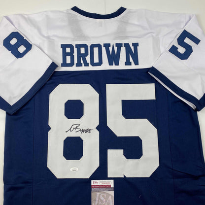 Autographed/Signed Noah Brown Dallas Thanksgiving Day Football Jersey JSA COA