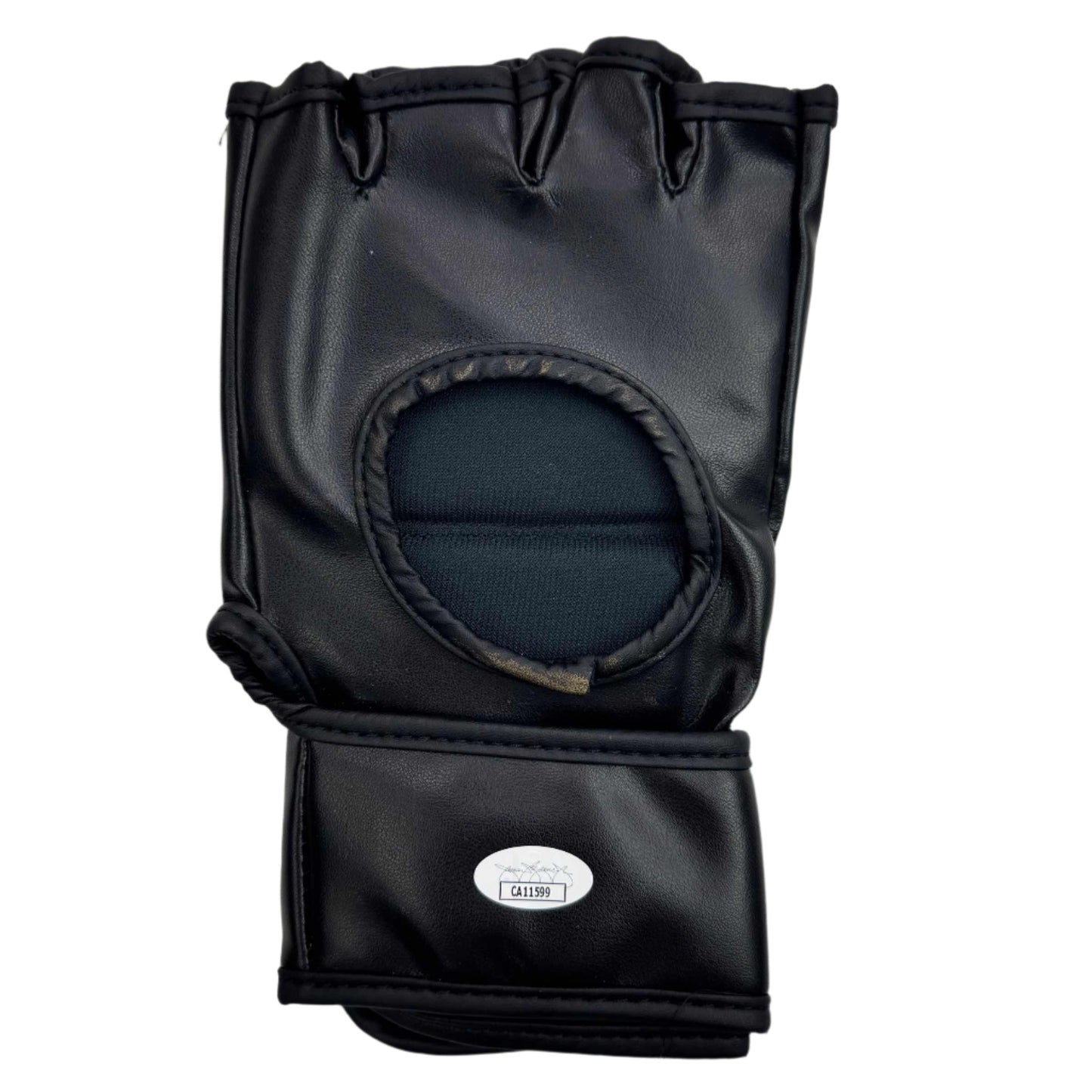 Autographed/Signed Tony Ferguson Black UFC MMA Glove Ultimate Fighting Beckett BAS COA