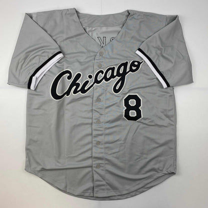 Autographed/Signed Bo Jackson Chicago Grey Baseball Jersey JSA COA
