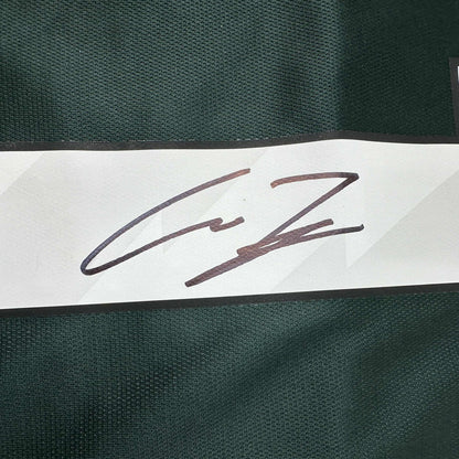 Autographed/Signed Alejandro Garnacho Manchester United Green Soccer Jersey Beckett BAS COA