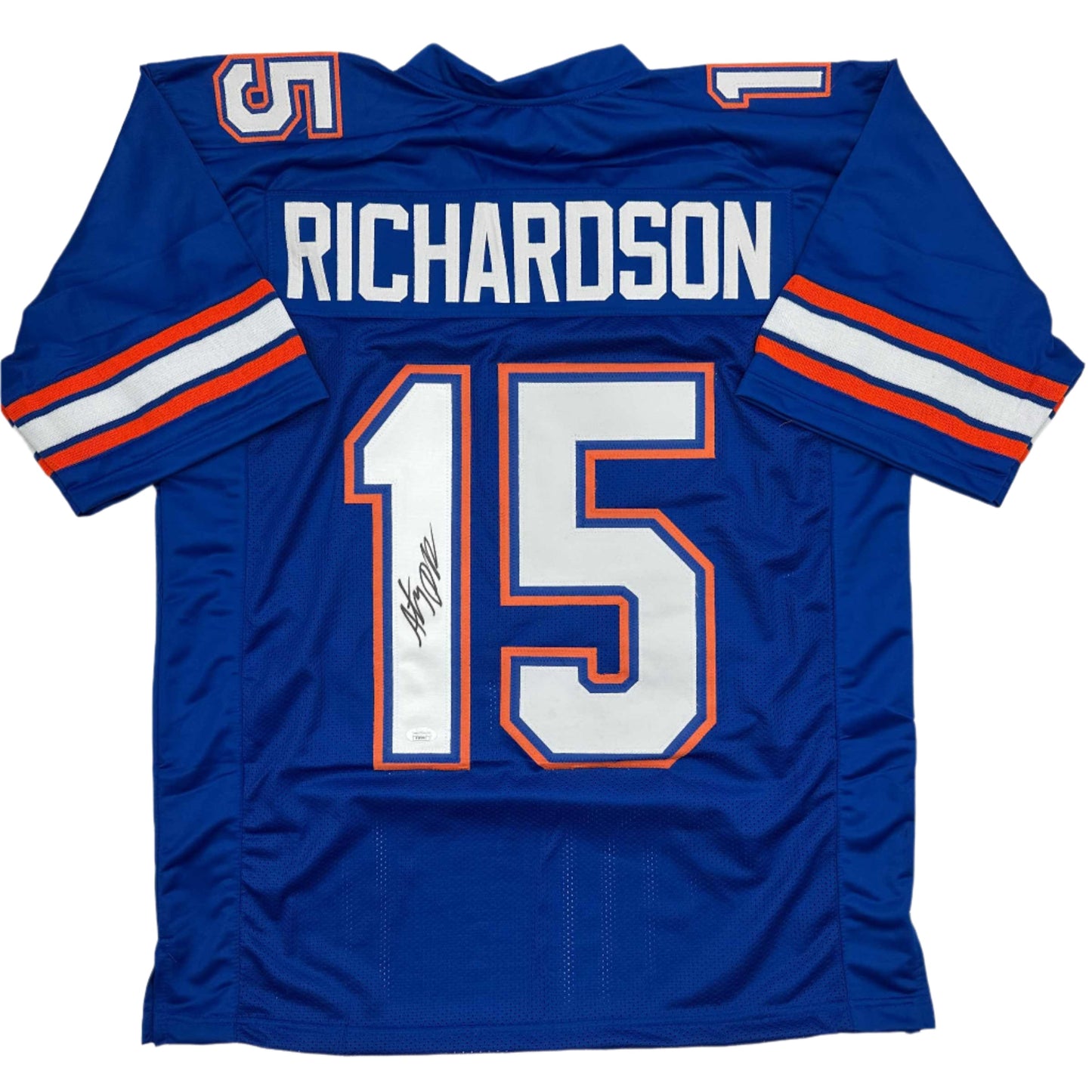 Autographed/Signed Anthony Richardson Florida Blue College Football Jersey JSA COA