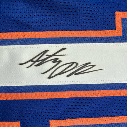 Autographed/Signed Anthony Richardson Florida Blue College Football Jersey JSA COA
