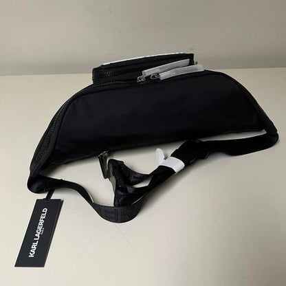 KARL LAGERFELD Paris Voyage Sling Backpack Black One Size