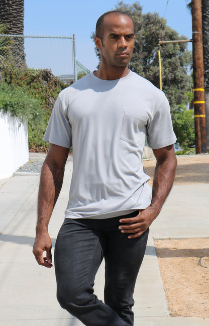 Men's Bamboo Viscose/Organic Cotton Pocket T-Shirt