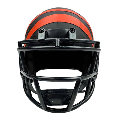 Autographed/Signed Ja'Marr Chase Cincinnati Bengals Lunar Eclipse Alternate Mini Football Helmet JSA COA