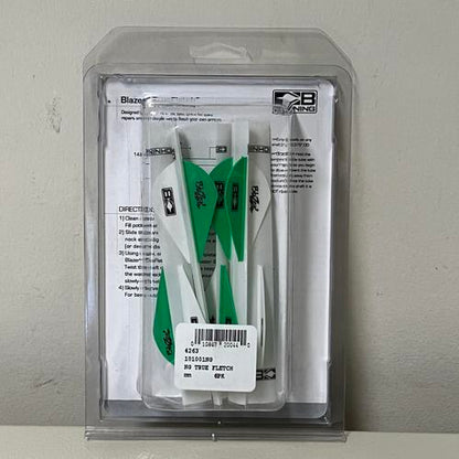 Bohning Blazer Quickfletch (6-Pack), Neon Green,White