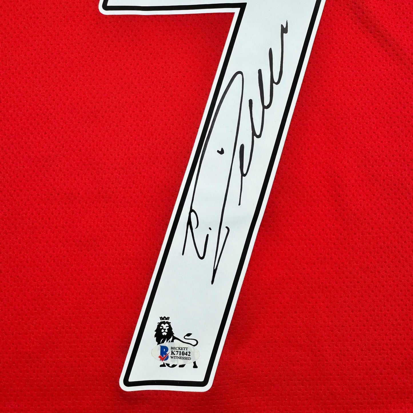 Autographed/Signed Cristiano Ronaldo Manchester United Red 2008 Soccer Jersey Beckett BAS COA