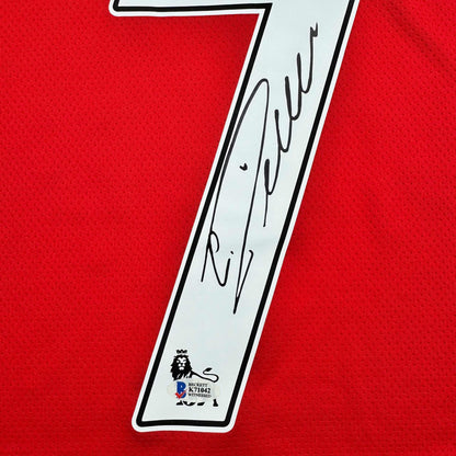 Autographed/Signed Cristiano Ronaldo Manchester United Red 2008 Soccer Jersey Beckett BAS COA