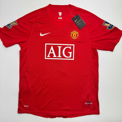 Autographed/Signed Cristiano Ronaldo Manchester United Red 2008 Soccer Jersey Beckett BAS COA