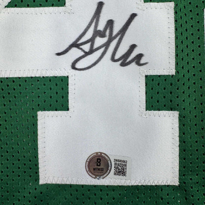 Autographed/Signed Al Horford Boston Green Basketball Jersey Beckett COA