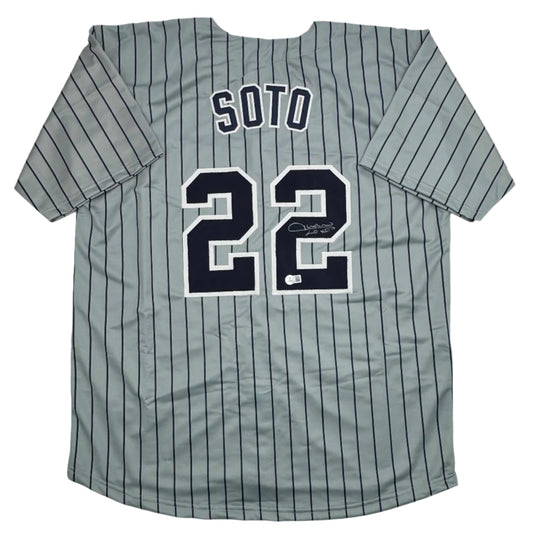 Autographed/Signed Juan Soto New York City Connect Baseball Jersey Beckett BAS COA