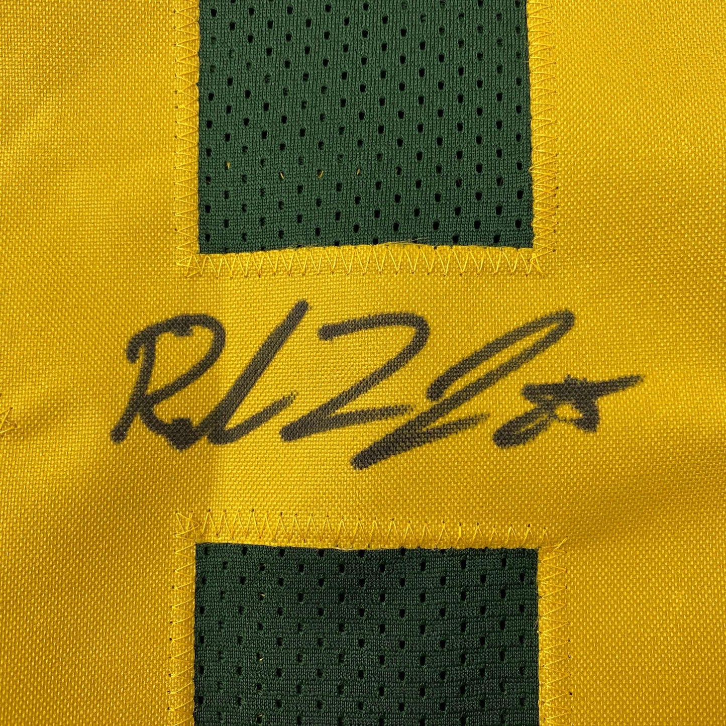 Autographed/Signed Robert Tonyan Green Bay Color Rush Green Football Jersey JSA COA