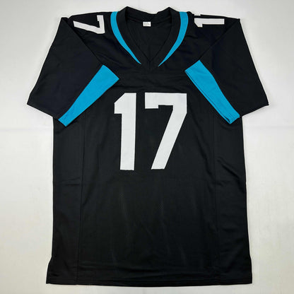 Autographed/Signed Evan Engram Jacksonville Black Football Jersey Beckett BAS COA