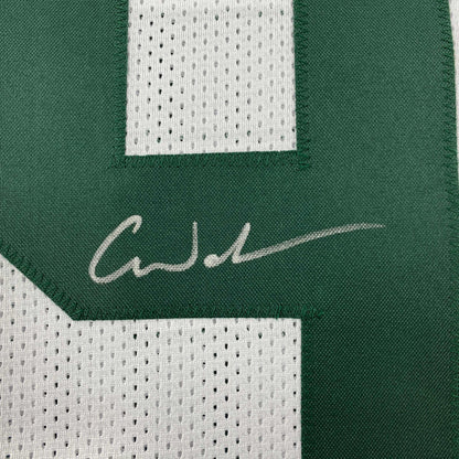 Autographed/Signed Christian Watson Green Bay White Football Jersey Beckett BAS COA