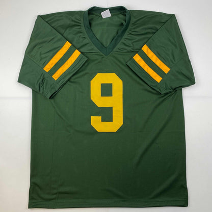 Autographed/Signed Christian Watson Green Bay Color Rush Green Football Jersey Beckett BAS COA