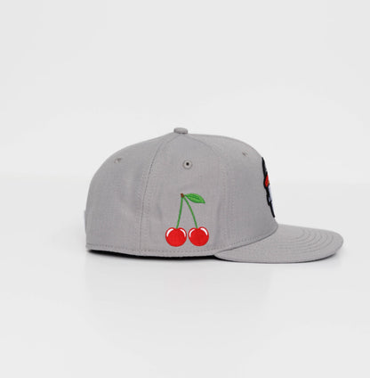 Grey Logo Fitted