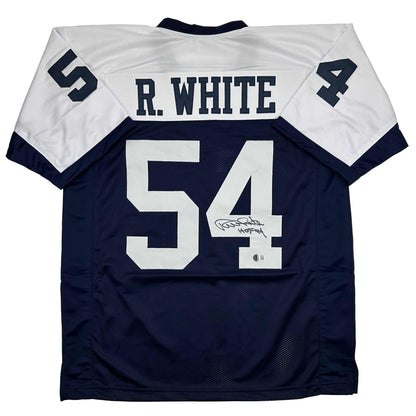 Autographed/Signed Randy White HOF 94 Dallas Thanksgiving Day Football Jersey JSA COA