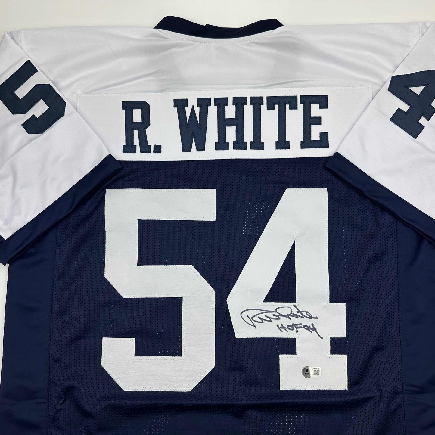 Autographed/Signed Randy White HOF 94 Dallas Thanksgiving Day Football Jersey JSA COA