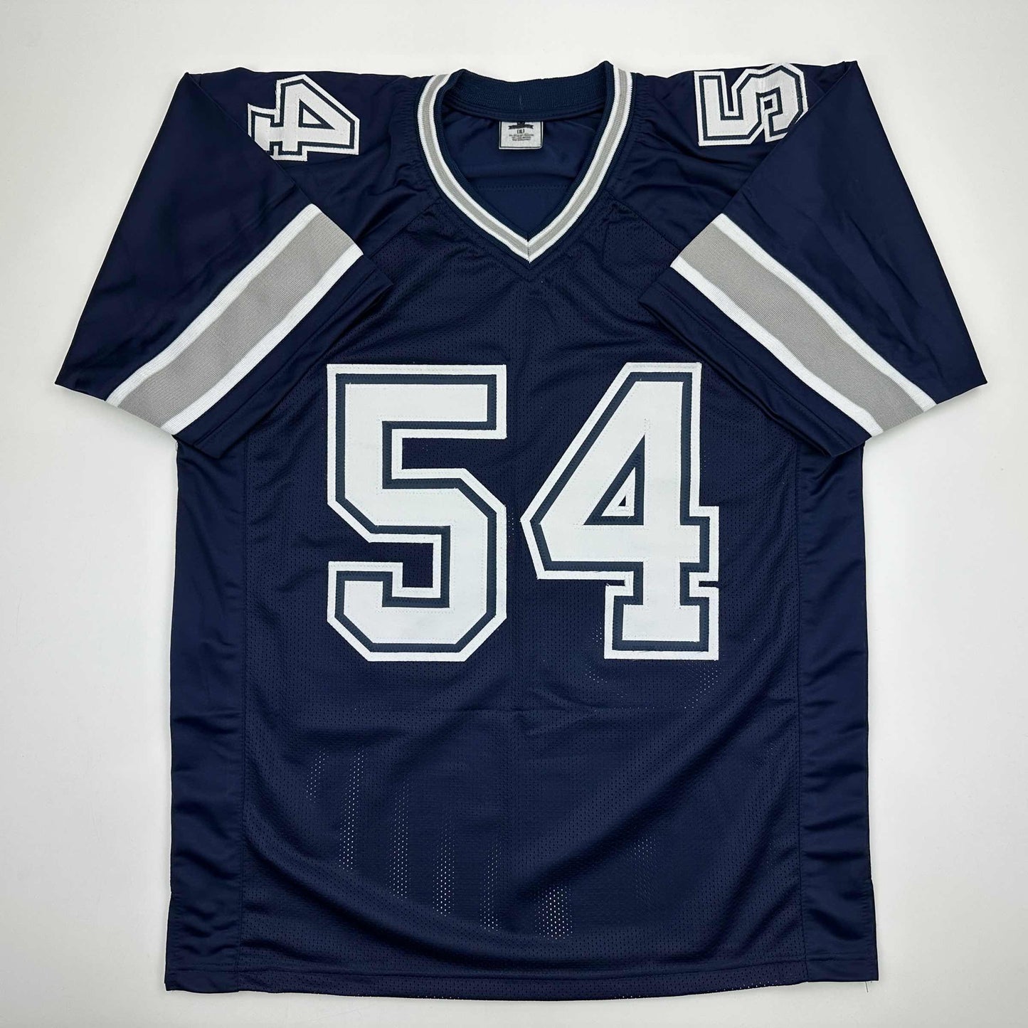 Autographed/Signed Randy White HOF 94 Dallas Blue Football Jersey JSA COA