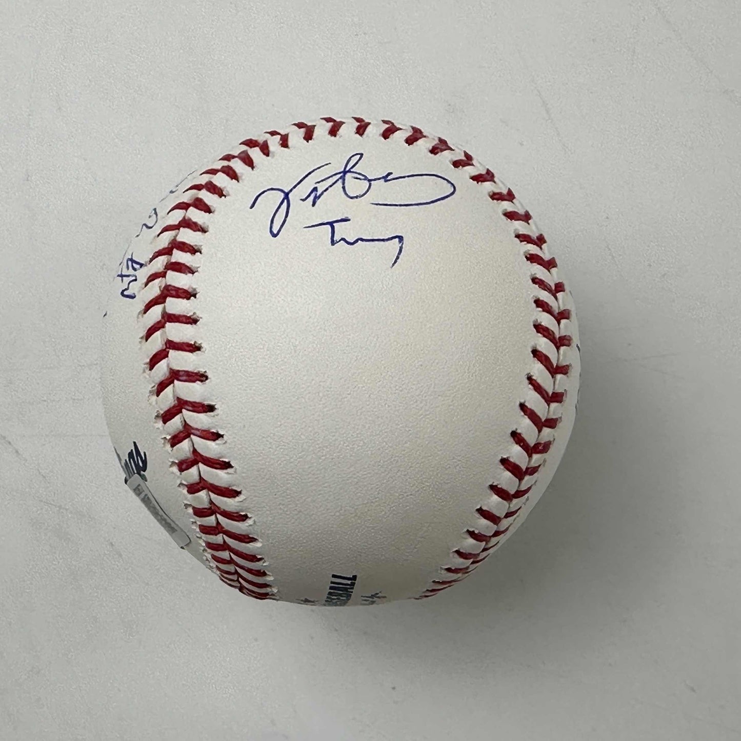 Autographed/Signed The Sandlot Movie 6x Cast Member Sigs Rawlings Official Major League Baseball Beckett BAS COA