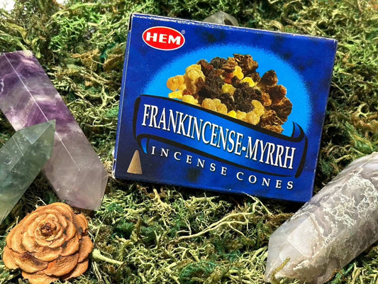 Incense Cones - Frankincense Myrrh