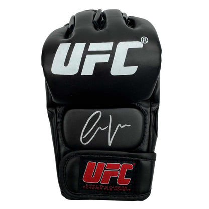 Autographed/Signed Conor McGregor UFC MMA Black Fighting Glove Beckett BAS COA Auto