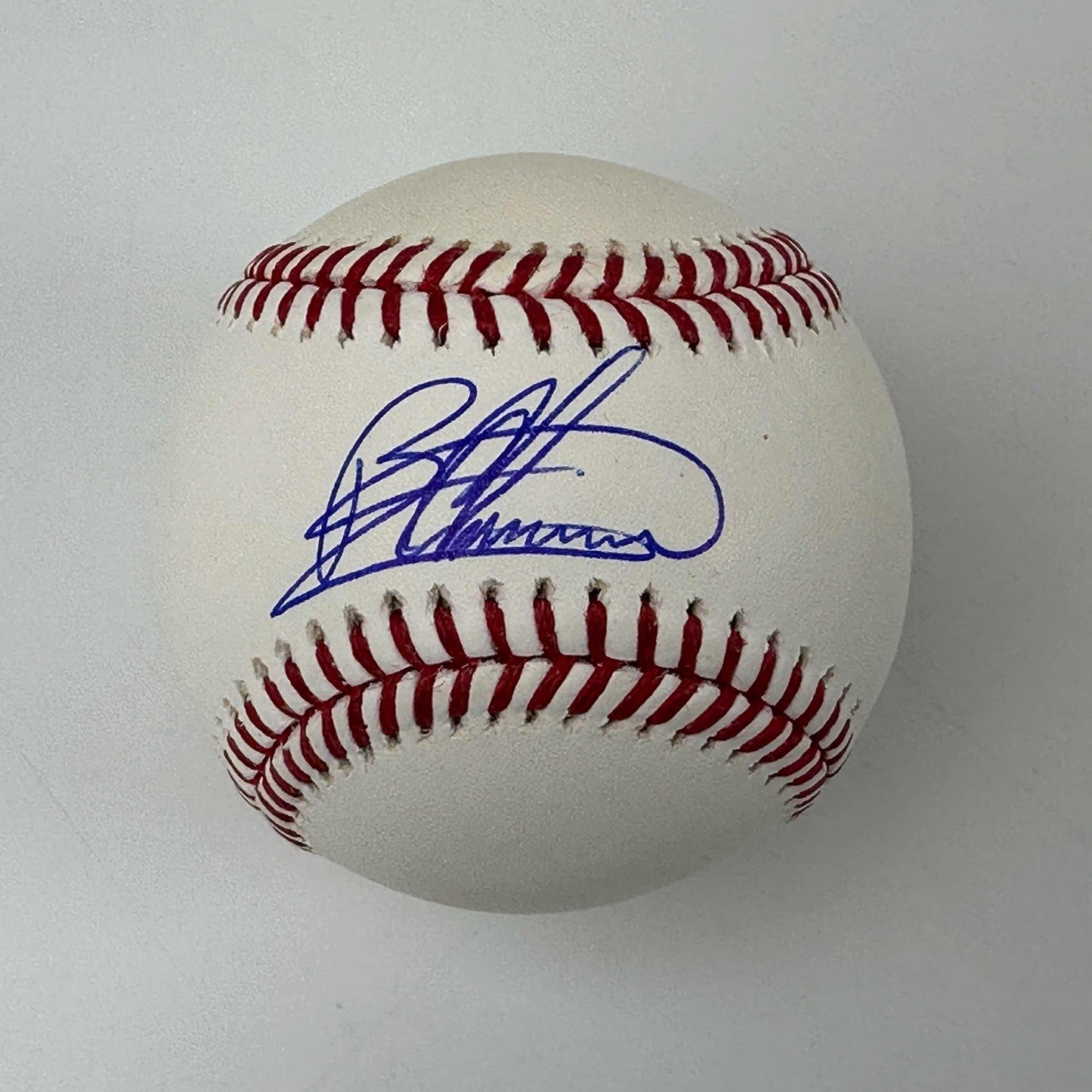 Autographed/Signed Bartolo Colon Rawlings Official Major League Baseball ROML JSA COA Auto