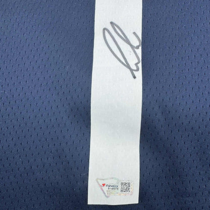 Autographed/Signed Luka Doncic Dallas Mavericks Dark Blue Authentic Basketball Jersey Fanatics COA