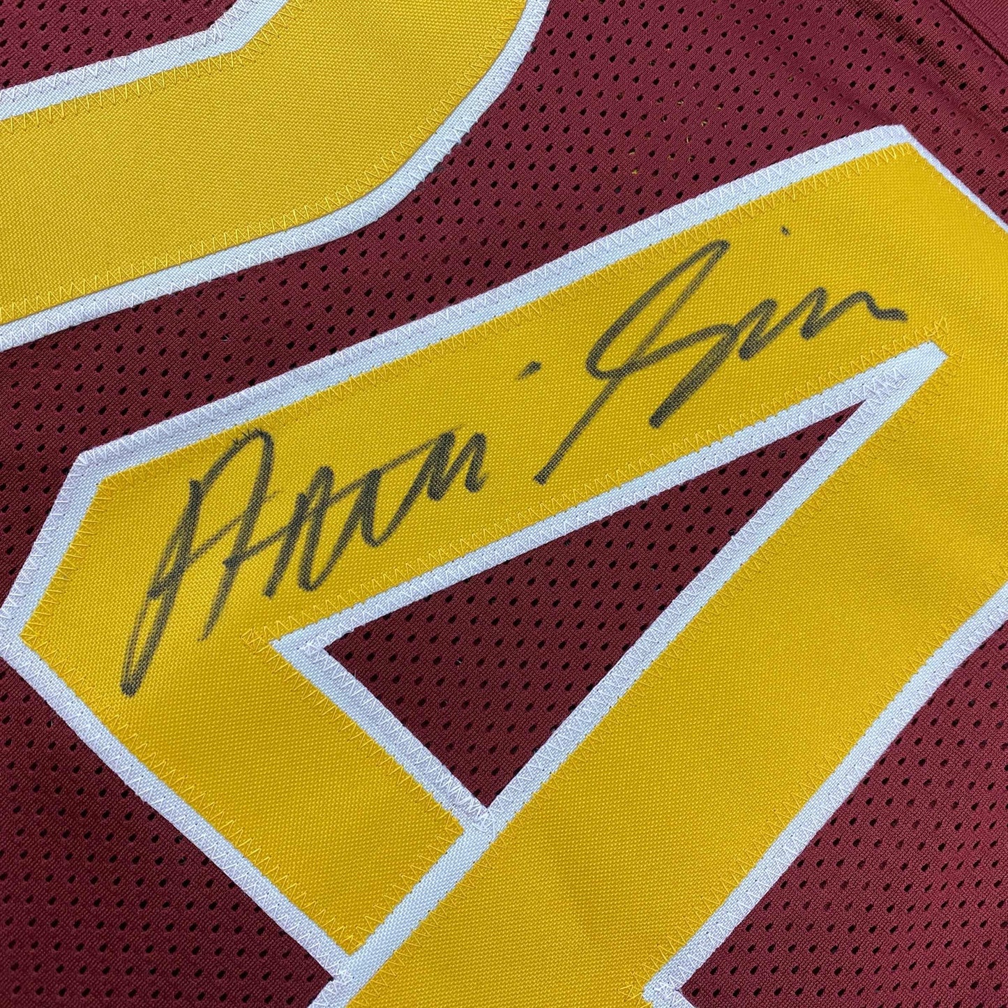 Autographed/Signed Antonio Gibson Washington Red 2022 Football Jersey JSA COA