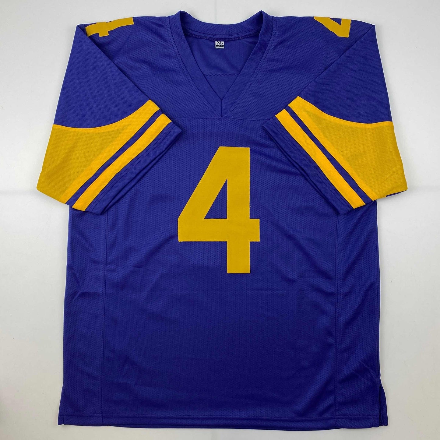 Autographed/Signed Dalvin Cook #4 Minnesota Color Rush Purple Football Jersey Beckett BAS COA