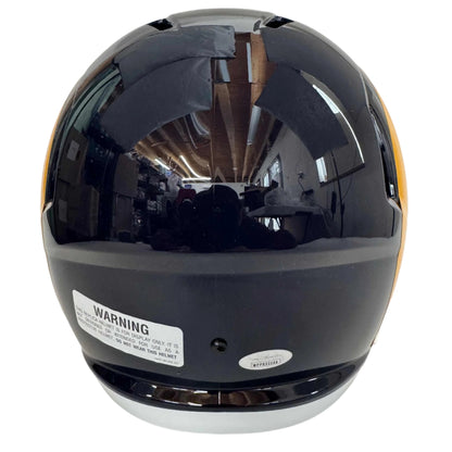 Autographed/Signed Aaron Donald "DROY 2014" Los Angeles Rams Eclipse Full Size F/S Football Helmet JSA COA