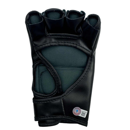 Autographed/Signed Michael Chandler UFC MMA Black Fighting Glove Beckett BAS COA