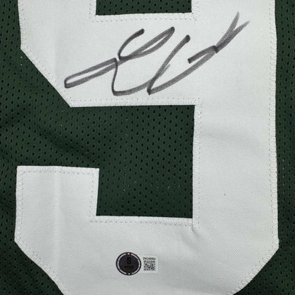 Autographed/Signed Lukas Van Ness Green Bay Green Football Jersey Beckett BAS COA