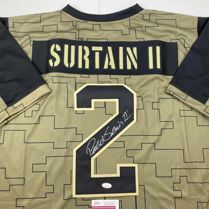 Autographed/Signed Patrick Surtain II Denver Salute To Service Football Jersey JSA COA