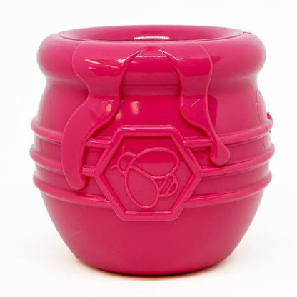 Honey Pot Dog eCup Treat Dispenser | Durable PUP-X Rubber Enrichment Toy | USA Made