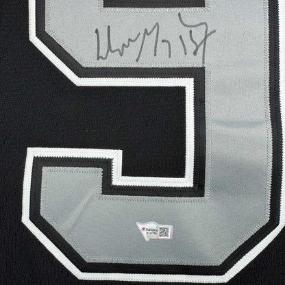 Autographed/Signed Wayne Gretzky Los Angeles Kings Black Mitchell & Ness Vintage Hockey Jersey Fanatics COA