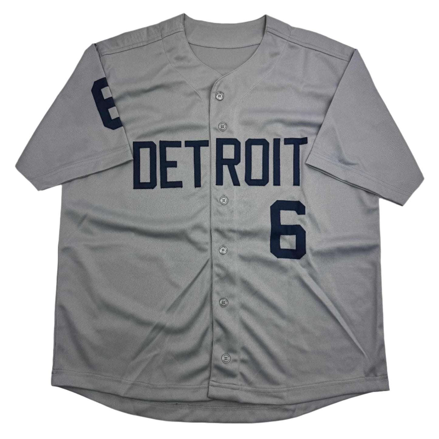 Autographed/Signed Al Kaline Detroit Grey Baseball Jersey JSA COA